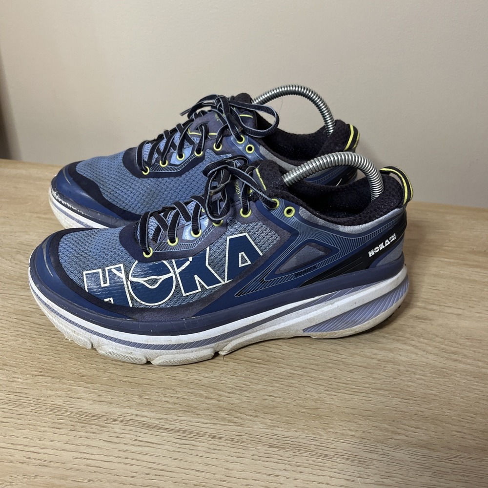 Hoka One One Bondi 4 Corsican Blue/Neon Coral Women's 8.5 Running Walking Gym‎ - Picture 3 of 10